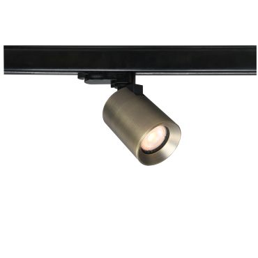 Artdelight Megano - spot sur rail pour rail triphasé - Ø 7 x 13 cm - bronze antique