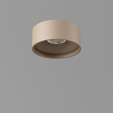 Artdelight Oran - plafonnier - Ø 12 x 5 cm - 10W LED dimmable inclus - IP54 - noir