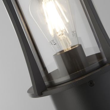 Searchlight Pagoda - lampe de jardin - Ø 20 x 73 cm - IP44 - noir