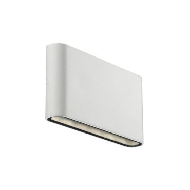 Nordlux Kinver - applique murale extérieure - 17,5 x 9 x 3 cm - 2 x 6W LED inclus - IP54 - blanc
