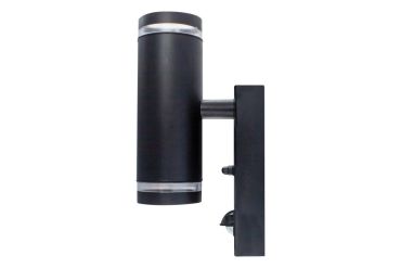Integral LED Malaga – applique murale extérieure avec détecteur de mouvement – 6,8 × 11,6 × 21,6 cm – IP54 – noir