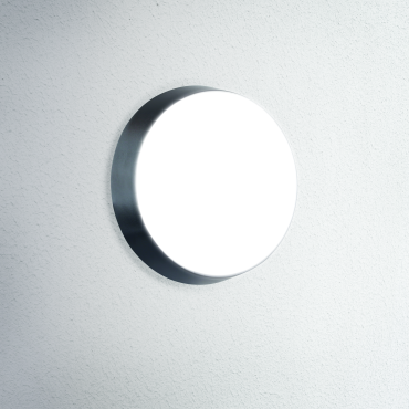 Century Italia Oasi CCT - lampe murale/plafonnier - Ø 21,5 x 8 cm - 14W LED inclus - IP65 - noir