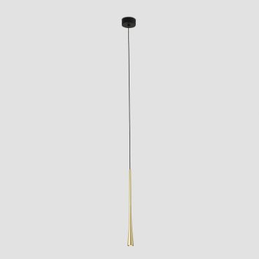 Faro Diana 400 - lampe suspendue - Ø 3,2 x 40 cm - 6W LED inclus - or satiné