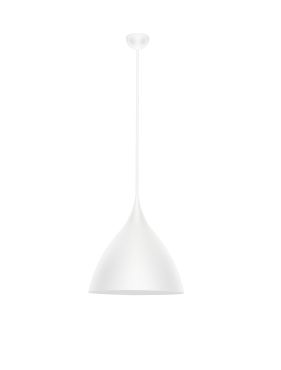 Nova Luce Syntopia - lampe suspendue - Ø 46 x 178 cm - blanc sablé