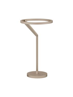 Nova Luce Tilia - lampe à poser - Ø 22 x 38 cm - 16W dimmable LED inclus - café moka