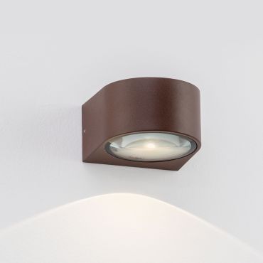 Nova Luce Opera - applique murale extérieure - 11 x 6,8 x 10 cm -  6W LED inclus - IP54 - corten