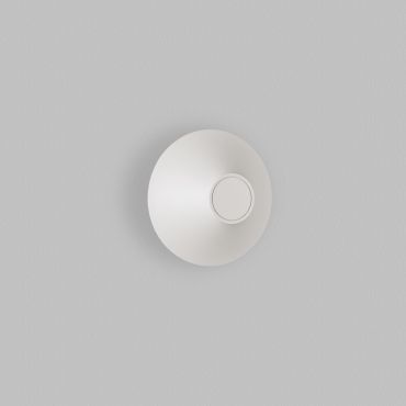 Nova Luce Alux - applique murale extérieure - Ø 16 x 11,5 cm - 11W LED inclus - IP54 - blanc sablé