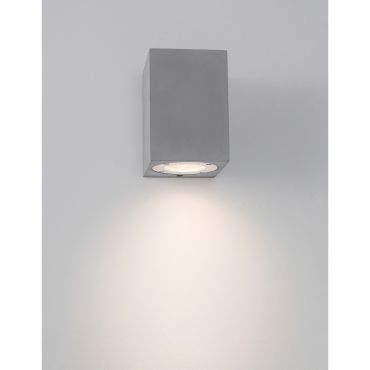 Nova Luce Fuento - applique d'extérieur - 8,6 x 10 x 12 cm - IP65 - gris