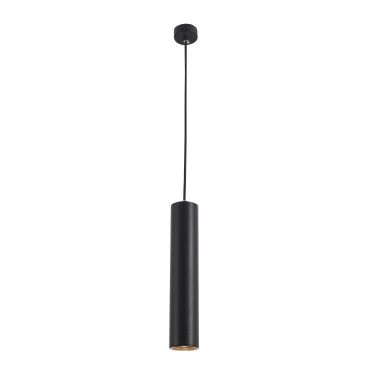 Nova Luce Gia - lampe suspendue - Ø 6 x 170 cm - noir
