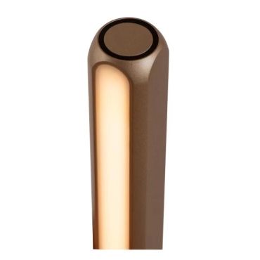 Lucide Braga - lampadaire - Ø 30 x 155 cm - 22W dimmable LED inclus - coffee