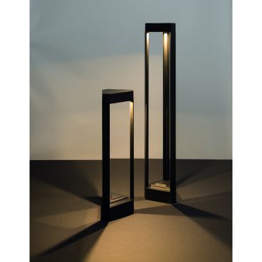 Nova Luce Pax - lampe de jardin - 50 cm - 9W LED inclus - IP54 - noir