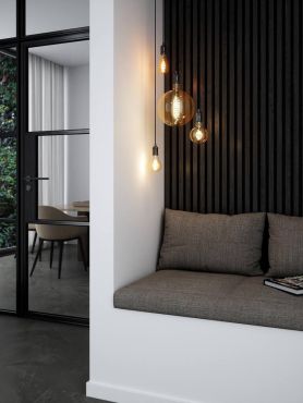 Nordlux Smart LED bulb - éclairage intelligent - Ø 6 x 10,5 cm - E27 - 4,7W - fonction dimming via app - ambre