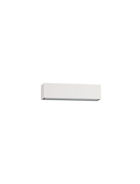 Nova Luce Allure - applique murale extérieure - 22 x 5,5 x 5,3 cm - 8W LED inclus - IP65 - blanc sablé