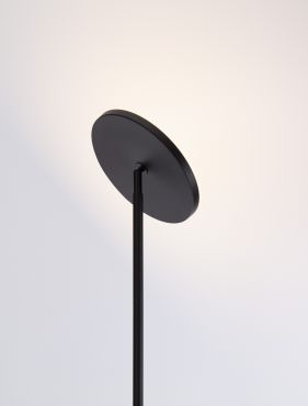 Nova Luce Sinkro - lampadaire - 25 x 180,6 cm - 30W dimmable LED inclus - noir sablé