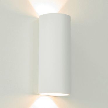 Artdelight Brody2 - applique murale - 7,2 x 7,2 x 18 cm - 2 x 4W LED dimmable inclus - IP54 - blanc