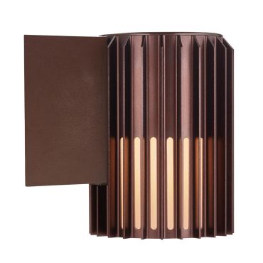Nordlux Aludra N - Applique d'extérieur - 12,4 x 16,8 x 17,4 cm - IP54 - brun