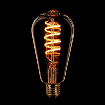 ETH Filament LED Edison Spiral - E27 - 8W dimmable - 2200K - or