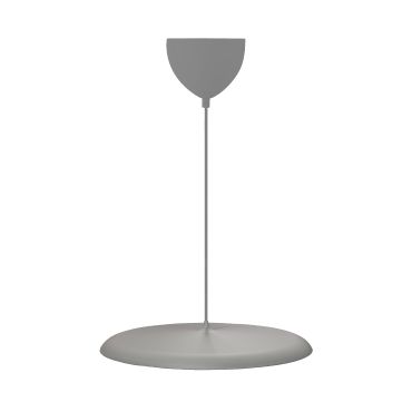 Design for the People Artist 40 - lampe suspendue - Ø 40 x 306 cm - 25W dimmable LED inclus - gris