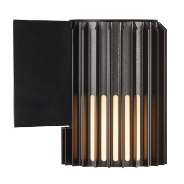 Nordlux Aludra N - applique murale extérieure - 12,4 x 16,8 x 17,4 cm - IP54 - noir