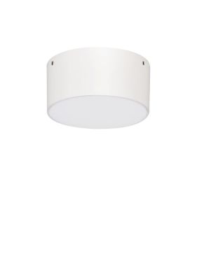 Nova Luce Judi - plafonnier - Ø 12 x 6 cm - 10W LED inclus - IP65 - blanc