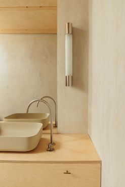 Faro Kiva 600 - applique murale - 60 x 6,8 x 6,7 cm - 10W LED inclus - IP44 - chromé