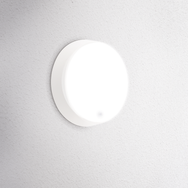 Century Italia Forma - plafonnier et applique murale - Ø 21,4 x 8 cm - 14W LED inclus - avec détecteur de mouvement - couleur de lumière réglable - IP54 - blanc