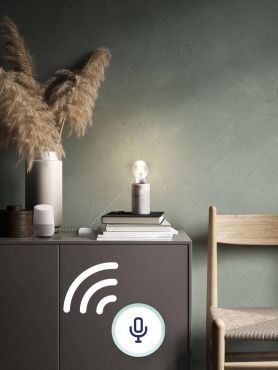 Nordlux Smart Starter Pack - pont lumineux intelligent avec 2x ampoules LED intelligentes - éclairage intelligent - Ø 6 x 10,9 cm - E27 - 7W - fonction de gradation et couleur de lumière réglable via l'app - blanc.