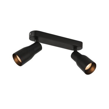 VK Lighting Iluma - applique et plafonnier - 27 x 12,8 x 6 cm - noir