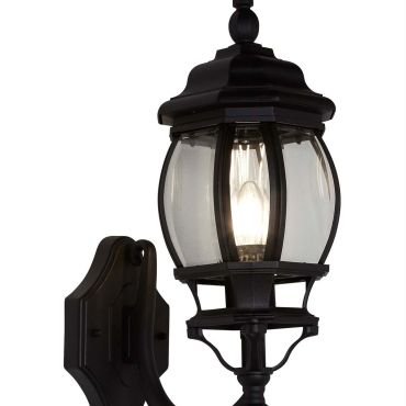 Searchlight Bel Aire - Applique d'extérieur - 16 x 45,5 cm - IP23 - noir