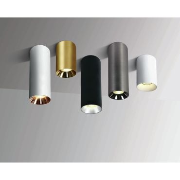 ONE Light Chill Out Cylinder GU10 - spot en saillie 1L - Ø 7,5 x 25 cm - blanc
