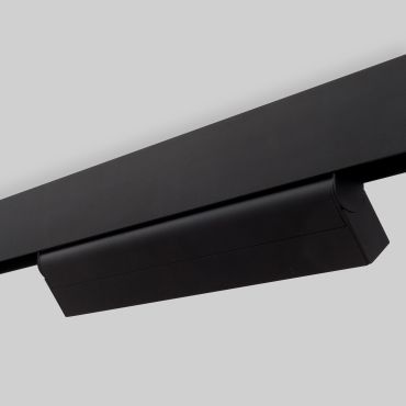 Nova Luce Rieti - luminaire pour système de profilés magnétiques - 40,7 x 3,4 x 11,6 cm - 22W LED inclus - noir - couleur de lumière blanc chaud