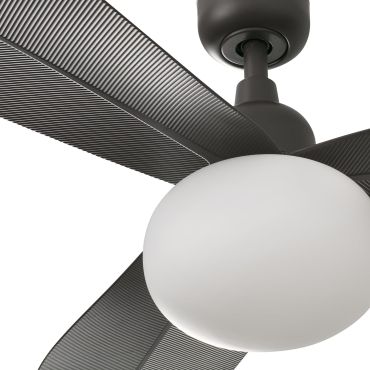 Faro Palma M - ventilateur de plafond avec lumière - Ø 129 cm - IP44 - marron foncé