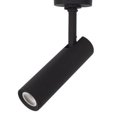 Nova Luce Nap - spot pour système de profilés magnétiques - Ø 3 x 19 cm - 10W LED inclus - noir - couleur de lumière blanc chaud