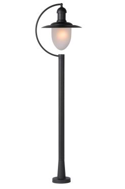 Lucide Aruba - lampe de jardin - 25 x 28,5 x 110 cm - IP44 - noir