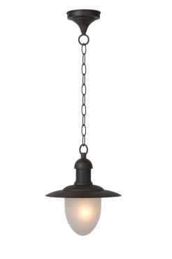 Lucide Aruba - lampe suspendue - Ø 25 x78 cm - IP44 - brun rouille