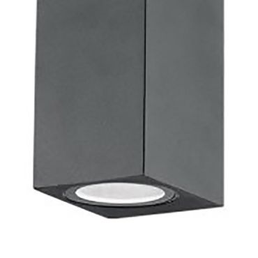 Nova Luce Nero - applique d'extérieur - 6,7 x 8 x 15 cm - IP54 - gris foncé