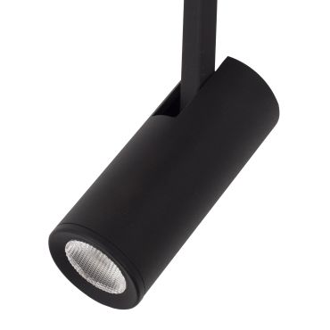 Nova Luce Nap - spot pour système de profilés magnétiques - Ø 3 x 16 cm - 5W LED inclus - noir - couleur de lumière blanche