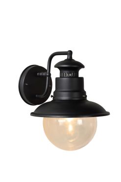 Lucide Figo - applique d'extérieur - 21,5 x 24 x 26,8 cm - IP44 - noir