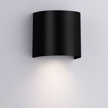 Nova Luce York - applique murale extérieure - 11 x 11 x 8,5 cm - IP65 - noir sablé