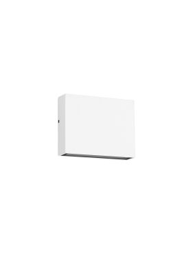 Nova Luce Tick - applique murale extérieure - 11,5 x 9 x 3 cm - 4W LED inclus - IP54 - blanc sablé