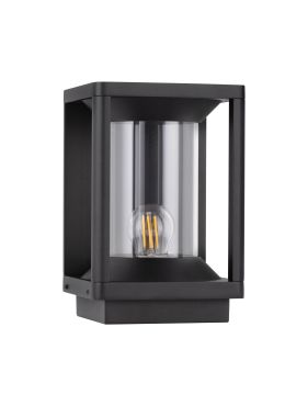Nova Luce Pacific - lampe de jardin - 14,5 x 22 x 14,5 cm - IP65 - anthracite foncé