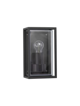 Nova Luce Regina - applique murale extérieure - 13,8 x 23,8 x 10 cm - IP65 - anthracite foncé