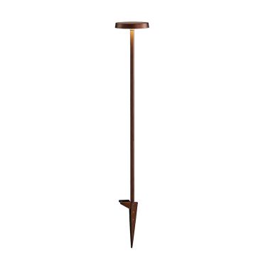 VK Lighting Mush - lampe de jardin à piquet - Ø 15 x 80,8 cm - 8W LED inclus - IP65 - Brun rouille