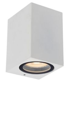Lucide Zaro - Applique d'extérieur - 7,8 x 6,8 x 10 cm - IP44 - blanc