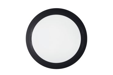 Integral LED Tough-Shell Pro - plafonnier - Ø 32,5 x 7,5 cm - 16W LED incluse - température de couleur réglable - IP66 - noir