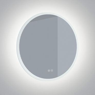 ONE Light Defog Mirrors - miroir avec éclairage - Ø 60 cm - 20W LED inclus - IP44 - aluminium