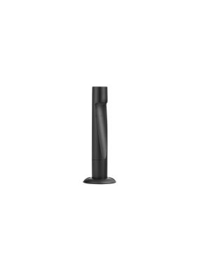 Nova Luce Nooi - lampe de jardin - Ø 10,5 x 30 cm - 6W LED inclus - IP65 - anthracite foncé