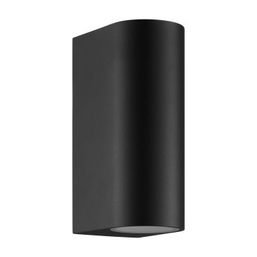 Nordlux Dion Double - applique murale extérieure - 6,6 x 16,2 cm - IP44 - noir