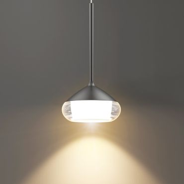 Artdelight Phoenix - lampe suspendue - Ø 11,6 x 208,2 cm - 7W dimmable led inclus - gris mat