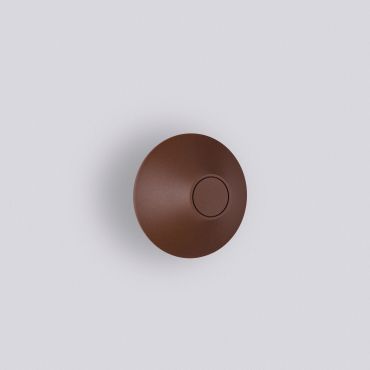 Nova Luce Alux - applique murale extérieure - Ø 16 x 11,5 cm - 11W LED inclus - IP54 - corten